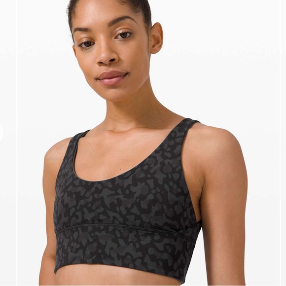 lululemon athletica Other - Lululemon Rejuvenate Bra - Graphite Gray / Formation Camo Deep Coal Multi